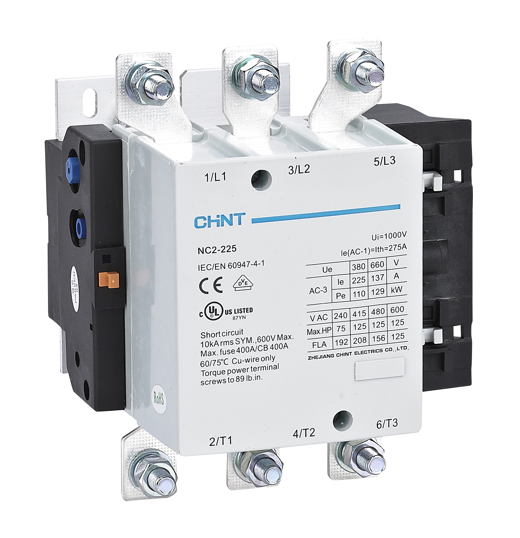 NC2 AC Contactor, 115~800A